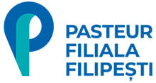 Logo of Pasteur Filiala Filipesti with a blue and green design on a white background
